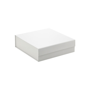 Custom Screen Printing logo Plain White Medium Size <b>square</b> Magnetic Folding Gift Box with Magnetic Lid - Product Image 1