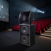 DM1520 equipo de estudio de música conjunto completo al aire libre profesional split dual cine cuerno cine sistema de altavoces de sonido grandes auditorio