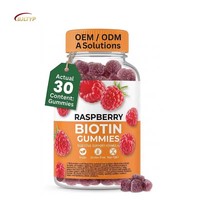Gummies personnalisées DHT Blocker pour la croissance des cheveux avec biotine, complément alimentaire premium pour une croissance rapide des cheveux, bonbons à la pectine avec votre propre logo