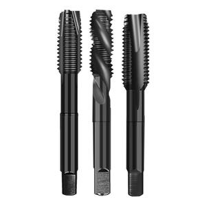 Tarauds en acier inoxydable à haute teneur en cobalt, pointes spirales, rainures droites, placage titane, tarauds pour percer des trous - Product Image 1