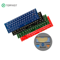 Design Your Own Hotswap Hotswappable Type C Fr4 Wireless DIY 60 Percent RGBW Qmk Via RGB ISO ANSI Gaming Keyboard PCB 60%