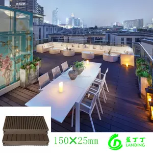 Zemin kaplaması 150*25mm sıcak satış balkon su geçirmez dış mekan zemin kaplama döşeme