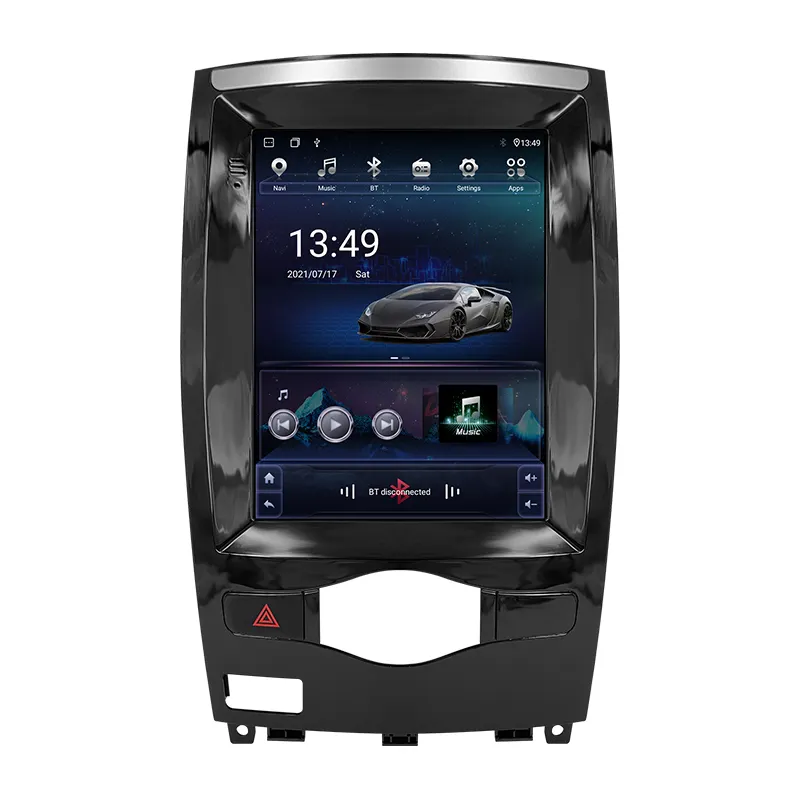 Auto Android 12 Radio Speler Voor Infiniti Qx50 2013-2017 Multimedia Video Gps Navigatie Voor Tesla Stijl Verticaal Scherm Geen Dvd