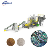 Machine de recyclage de PCB de petite taille 150-1000 kg/h, usine de recyclage de PCB pour la récupération de l'or