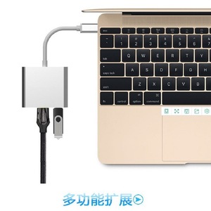 Type C To Hdmi <b>Adapter</b> Aluminum Alloy <b>Plug</b> In For Laptop <b>Usb</b> C To Hdmi Converter - Product Image 3