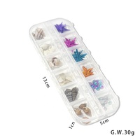 Naturel 3D Nail Art Strass Océan Charmes Conception Accessoires Manucure DIY Shell Étoile De Mer Conque Mer Ongles Accessoires