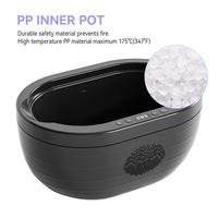 Calentador de Parafina Digital Personalizable en Color, con Capacidad de 3000 ml, Enchufe Estadounidense/Europeo, Calentador de Parafina para Manos y Pies