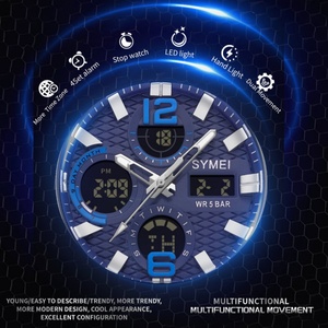 Men's Fashion Outdoor Analog <b>Digital</b> Silicone Strap 30M Waterproof Chronograph Luxury <b>Digital</b> Sports Watch - Product Image 6