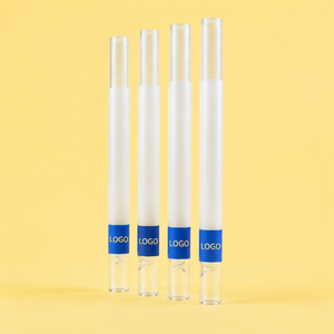 Straight Disposable Cigarette Filter <b>Paper</b> Tube 109mm with Glass Tip Logo Branded - Product Image 4