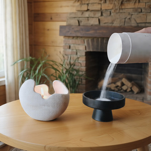 Nến thơm thủ công làm bằng cát màu, sáp thơm, trang trí nhà cửa tự làm của Matti, nhãn hiệu riêng - Product Image 3