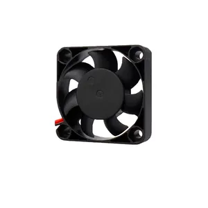 Custom DC Fan Factory 4010 mm 5V 12V 24V PBT IP68 5000 Hours Ball or Hydraulic Bearing 40x40 Brushless Axial Fan