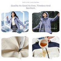 Vestes d'hiver personnalisées coupe-vent à capuche avec doublure en fourrure, impression de logo pour événements de team building, vêtements de travail, vêtements d'extérieur, hydrofuges