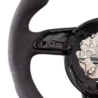 Volant en daim pour Audi B9 A3 A5 A6 A7 A8 RS3 RS4 RS5 S3 S4 S5, volant en cuir avec cadre de bouton de commande