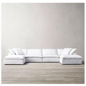 Set <span class=keywords><strong>Sofa</strong></span> Rumah Dalam Ruangan, Furnitur <span class=keywords><strong>Sofa</strong></span> Modular Modern, <span class=keywords><strong>Sofa</strong></span> Ruang Tamu Kelas Atas - Product Image 2