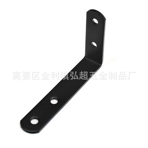 Support d'angle en L Hirotaka en fer blanc sablé, support d'étagère à 90 degrés, fixation murale durable - Product Image 2