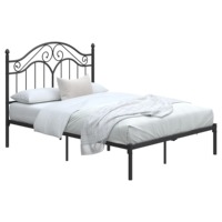 Cadre de lit simple en métal moderne et simple avec fonction convertible pour la maison, l'hôtel, l'appartement