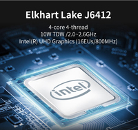 Mini PC Industrial 2026 Hotseller N1121 de Cuatro Núcleos, DDR4, Pantalla 4K, Puerto DP, Sin Ventilador, Dispositivo de Firewall Integrado