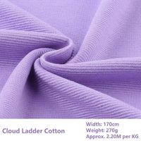 Tela de Punto Acanalado TR Spandex de Peso Pesado 270GSM, 67% Poliéster, 27% Rayón, para Prendas de Vestir