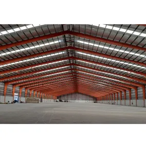 Prefabricated Warehouse Building 2 Story Commercial Building Steel Frame Construction