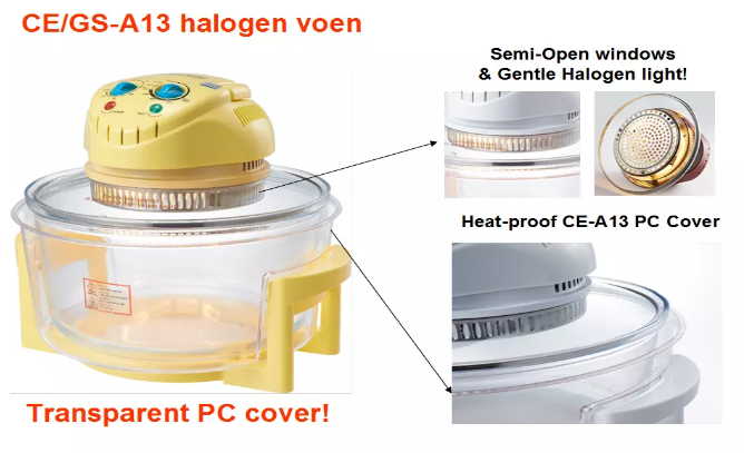 amazing kitchen oven electric halogen/convection oven 12L