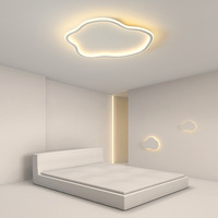 JYLIGHTING Lampu Led Kamar Tidur Simple Modern Putih Romantis Gadis Awan Gratis Lampu Fashion Indah Ins Lampu Langit-langit Panas
