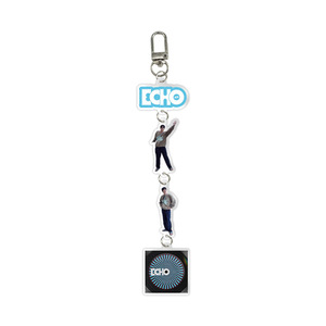 Llavero de acrílico con estampado UV Spot Jin Echo, accesorio de moda DIY para fans de ídolos - Product Image 3