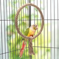 Balancelle en corde pour perroquet, perchoir d'escalade, jouet suspendu pour cage à oiseaux, idéal pour les calopsas