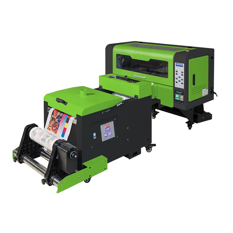 Impresora dtf a3 dtf de 30cm, directa a la película de escritorio, dual F1080 XP600, cabezal de impresión, impresión rápida, impresora de camiseta