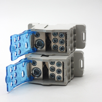 Conector de bloque de terminales tipo riel de guía unipolar Cableado de cobre de alta corriente para empalme de caja de conexiones