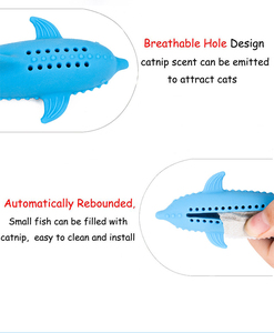 2024 Yiwu Wholesale Customized <b>Cat</b> Mint Ball Fish Shaped Pet <b>Toys</b> <b>Interactive</b> Ball Teeth Cleaning <b>Cats</b> Licking <b>Toys</b> - Product Image 6