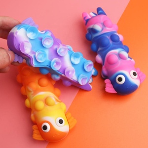 Nouveau Bestseller transfrontalier Modèle Salamandre créatif 3D anti-stress, anti-rongeurs, en EVA à bulles, avec ventouse et fonction de rebond à presser - Product Image 4