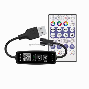 <span class=keywords><strong>Mini</strong></span> SPI Music App <span class=keywords><strong>Controller</strong></span> DC / USB 3 Pin indirizzabile Full Color WS2811 WS2812B striscia LED luce Neon striscia Pixel <span class=keywords><strong>Controller</strong></span> - Product Image 2