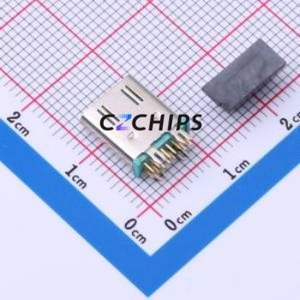 HC-TYPE-C-14P-VS10.0D-3A-F1.6-G-02 USB Connector Through hole Component (THT) Connector Type-C USB 3.1 Female Through Hole - Product Image 2
