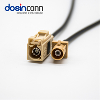 Connecteur Fakra I Code femelle vers Fakra I Code mâle avec câble RF RG174 pour chauffage de stationnement télécommandé
