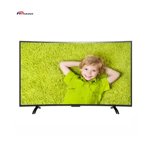 Televisão de tela grande oled mega star, tv led curvo 32 43 49 polegadas