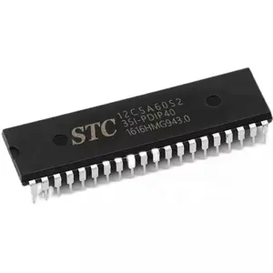 Yeni orijinal ZHANSHI STC12C5A60S2-35I-PDIP40 çoklu seri port 8051 tek çip mikrobilgisayar elektronik IC BOM tedarikçisi