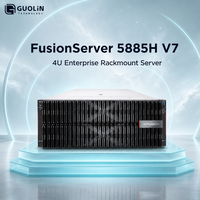 Serveur d'infrastructure d'entreprise FusionServer 5885H V7 4U en rack pour le stockage et l'informatique de pointe, tout nouveau