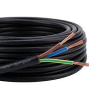 60227 300V 0,75mm 1mm 1,5mm 2,5mm 2 3 4 5 Adriges Kupfer Flexibles PVC-Isoliertes Industrielles RVV-Kabel Elektrisches Stromkabel