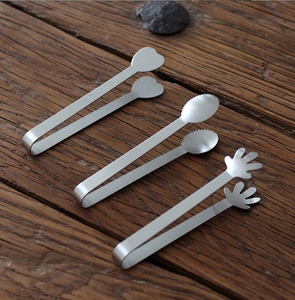 DFT06-5 Stock Promotion Gifts Wholesale Cheap Made in China Hand Palm Finger Shape Ice Tongs Sugar Mini Tongs - Product Image 3