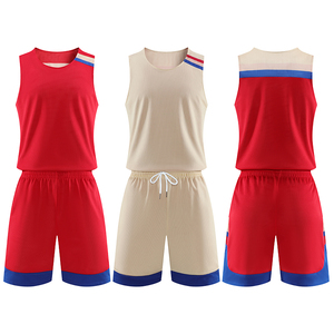 バスケットボールユニフォームリバーシブルバスケットボールスポーツウェアカジュアル男性用 - Product Image 4