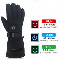 Gants chauffants électriques pour hommes et femmes, coupe-vent, écran tactile, gants thermiques chauffants pour la randonnée, le ski, les sports de plein air