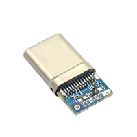 Fábrica al por mayor 3A 20V Cable Conector Micro Electrónico 24 Pin Usb Tipo C Conector Macho