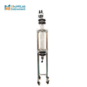 Cam kromatografi kolonu Lab borosilikat 3.3 çerçeve ile cam kromatografik sütun - Product Image 5