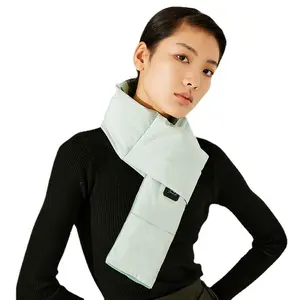 Inverno à prova de frio Smart Scarves Cervical Spine Protection Hot Compress Aquecido Pescoço Wrap Cover Soft Women Heated Scarf