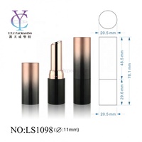 Tube de rouge à lèvres cosmétique rond en plastique de 5 ml, impression sur écran, couleur personnalisée, OEM/ODM, étiquette privée, tube vide