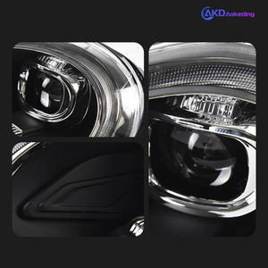 Dedicado 2013-2019 Volkswagen Beetle LED Conjunto de faros delanteros Lente de luz de circulación diurna dual 6500K Color Dirección de agua Haz bajo - Product Image 3