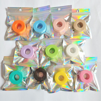 Ruban adhésif pour cils en micro-mousse personnalisé, coloré bleu, noir, rose vif, adapté aux peaux sensibles, gel de silicone, outil de beauté, extension de cils