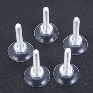 Tornillo <span class=keywords><strong>M6</strong></span>/M8, ventosa de goma transparente, ganchos de tuerca giratoria para tapas de mesa de vidrio, herramienta de almacenamiento, gancho para colgar cuadros de pared - Product Image 5