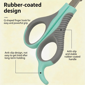 Tagliaunghie Verde per Animali Domestici, Trimmer a Doppia Faccia in Acciaio Inossidabile per Cani, Gatti, Conigli e Piccoli Animali - Product Image 5