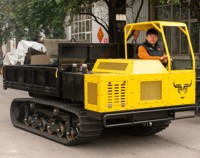 Dumper chenillé diesel de haute qualité à commande hydraulique pour l'exploitation minière, 5 tonnes, 6 tonnes, tout-terrain montagneux